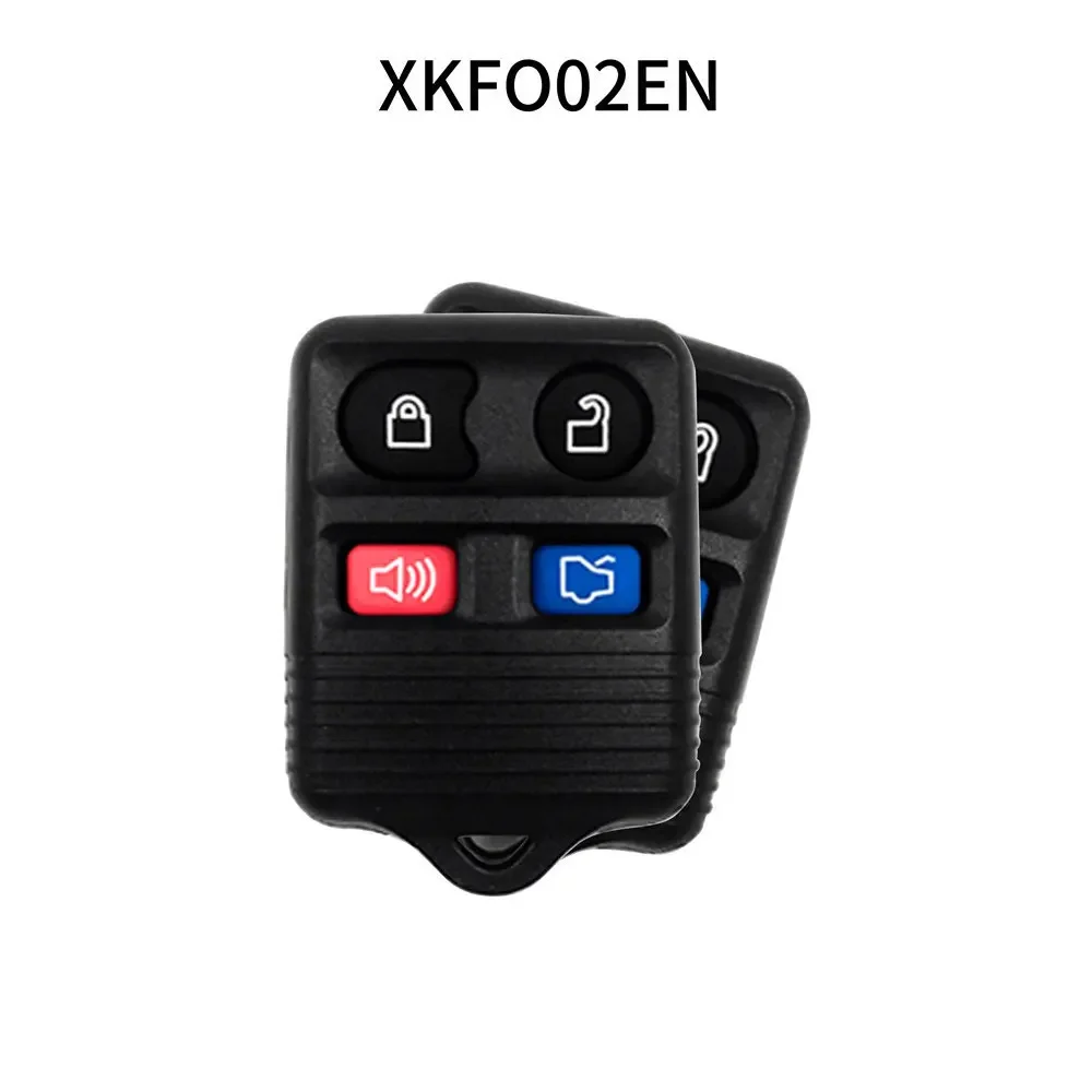 Xhorse-سلك عالمي مفتاح بعيد ، 4 أزرار ، VVDI مفتاح السيارة عن بعد لفورد ، أداة مفتاح صغيرة ، VVDI2 ، النسخة الإنجليزية ، XKFO02EN ، 5 قطعة