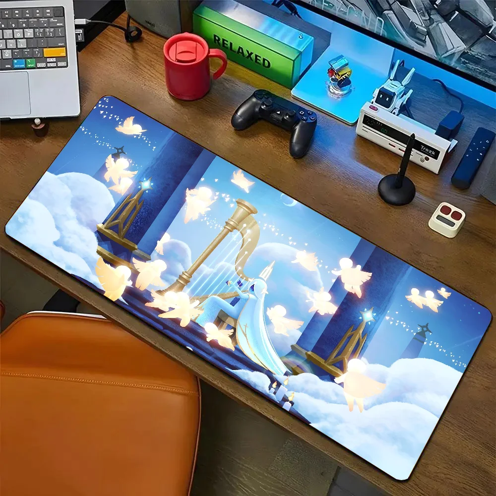 1pc Sky Children Of The Light Non-slip Mouse Pad Suitable For Office Computers Laptops E-sports Game Desk Mats XXL Keyboard