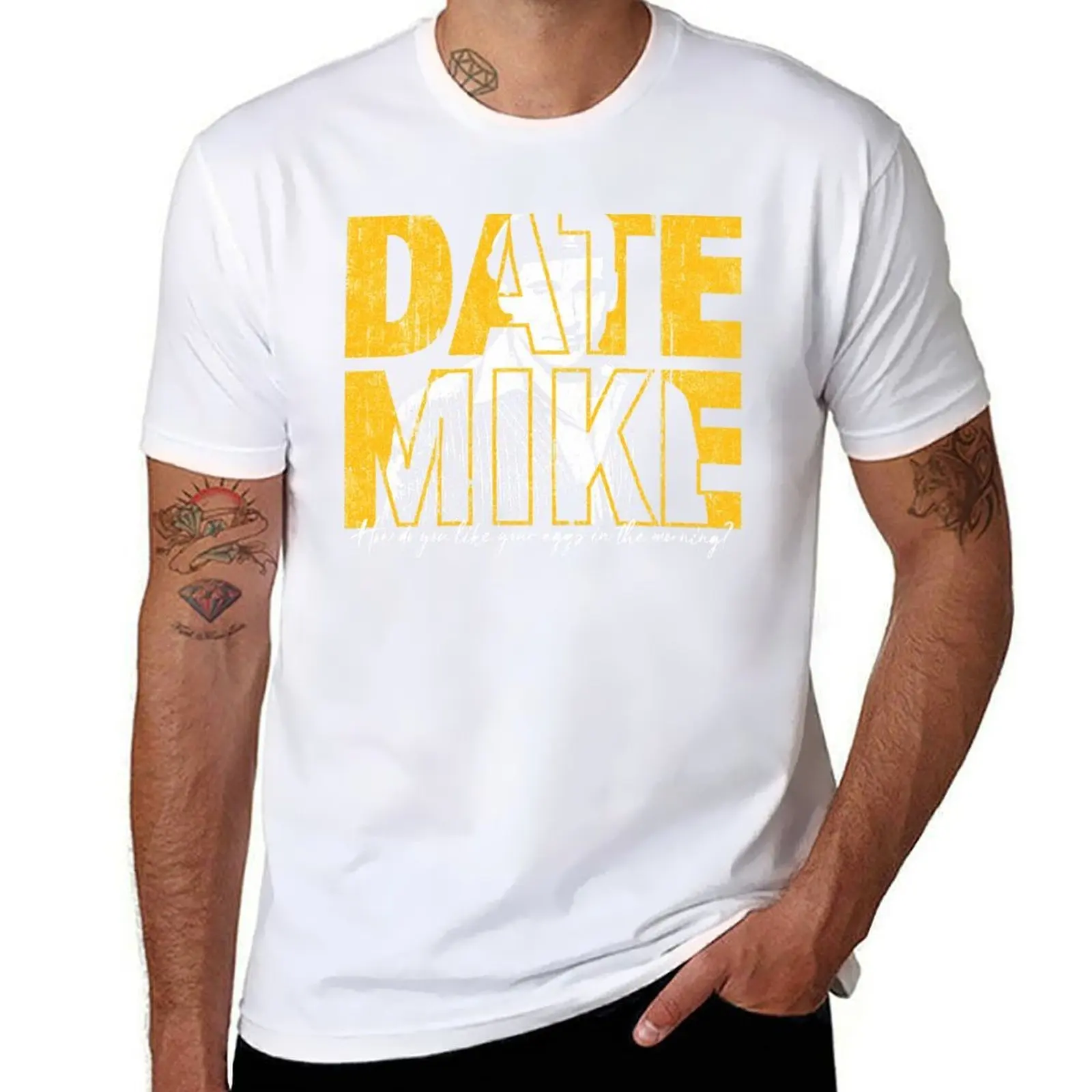 

Date Mike T-Shirt anime t shirts oversize funny t shirts dark humor T-Shirt
