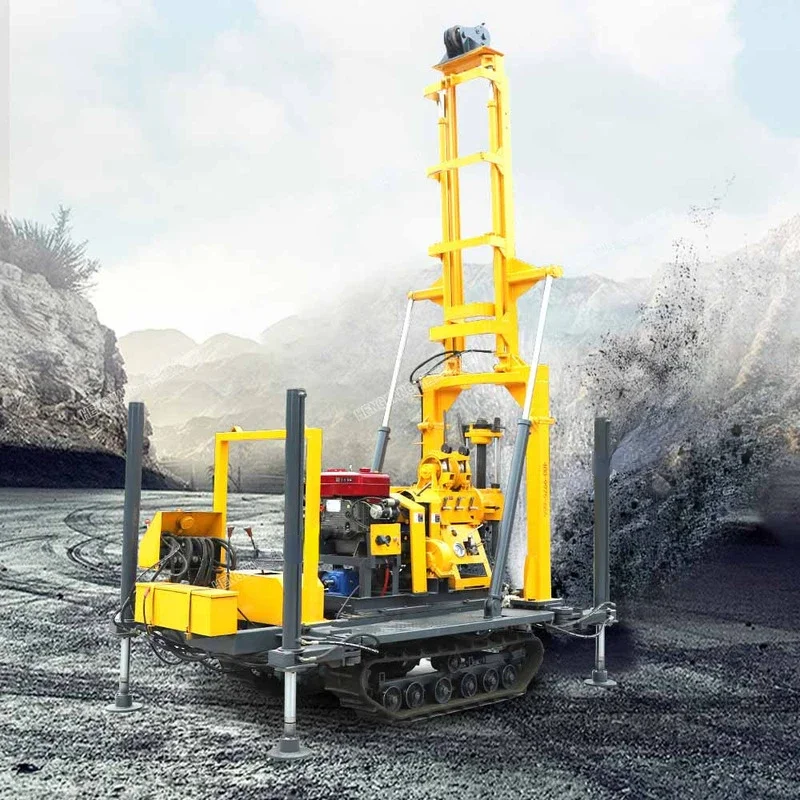 China Supplier Geotechnical 150m Soil Testing Core Portable Diesel Water Well Drill Rig Machine for Water