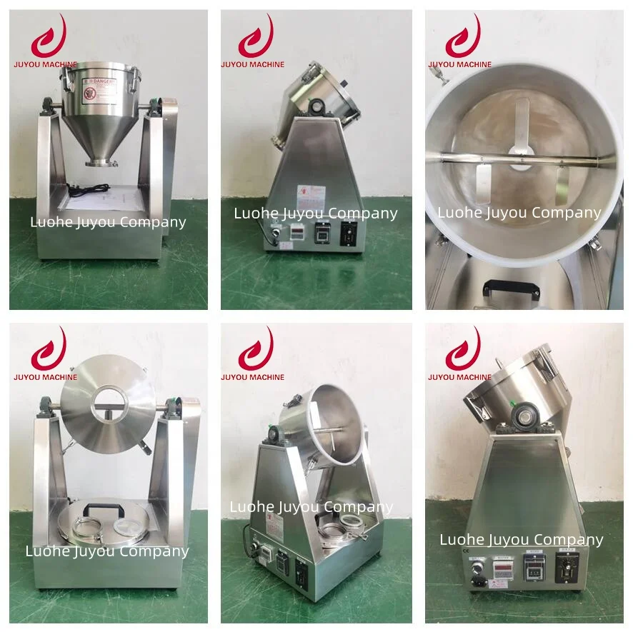 Laboratory Powder Blender Dry Sugar Mixing Powder Mixer Machine