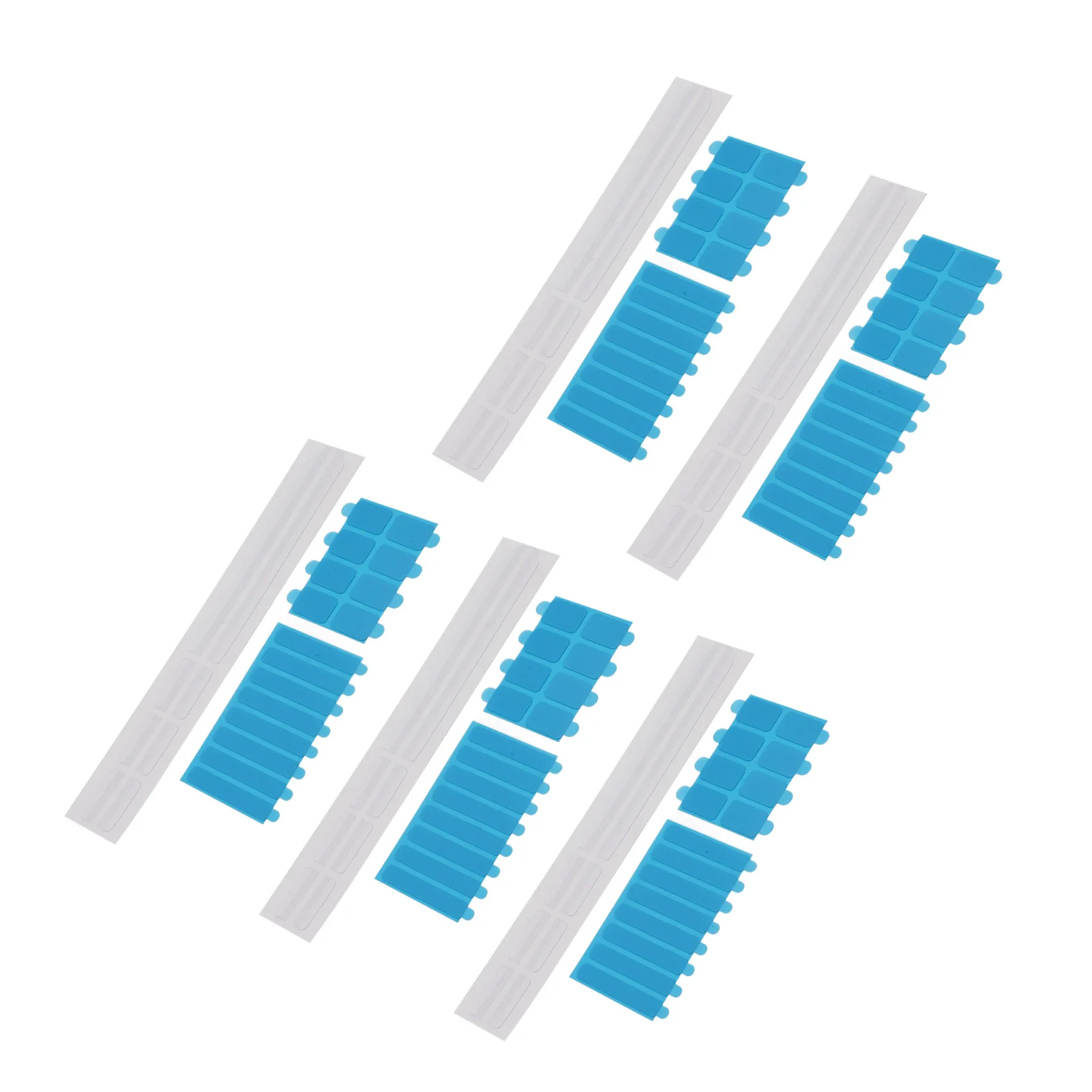 5 Set Privacy Screen Replacement Set Adhesive Strips and Slide Mount Holder Tabs for Computer