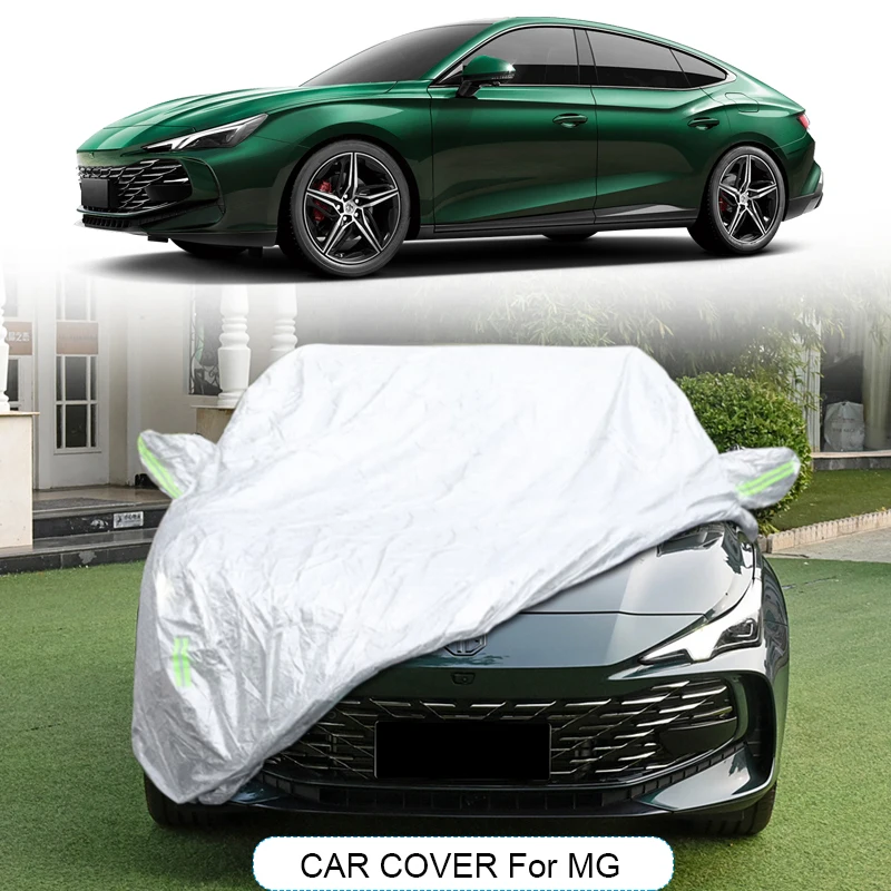 3Layer Thicken Car Cover For MG ES5 HS MARVEL R MG3 MG4 EV MG5 ES EP GT MG 7 MG 9 RISING F7 R7 MRX5 RX8 ZS Snow Waterproof