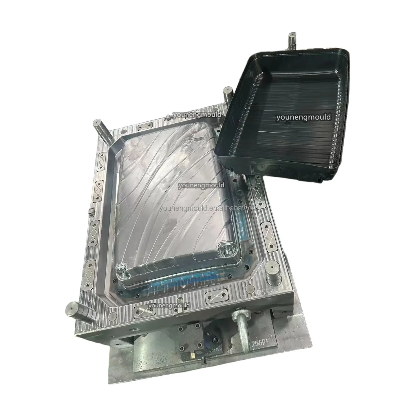 Manufacture Custom Plastic Injection PP Suitcase Mold Luggage Shell Mould Factory
