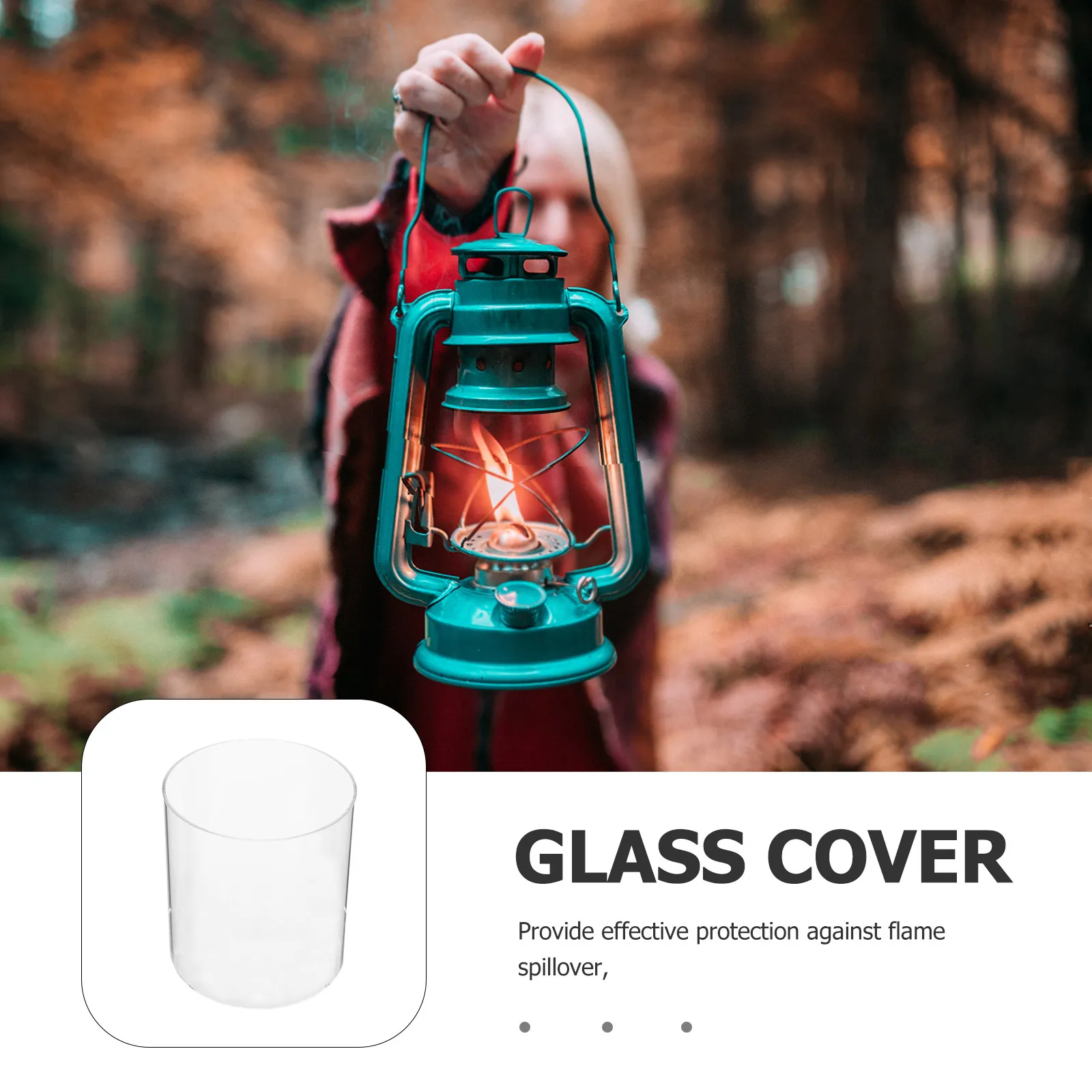 Transparent Glass Oil Lamp Shade Replacement Lamp Glass Chimney for Indoor Decor Graceful Lighting Elegant Home Accents