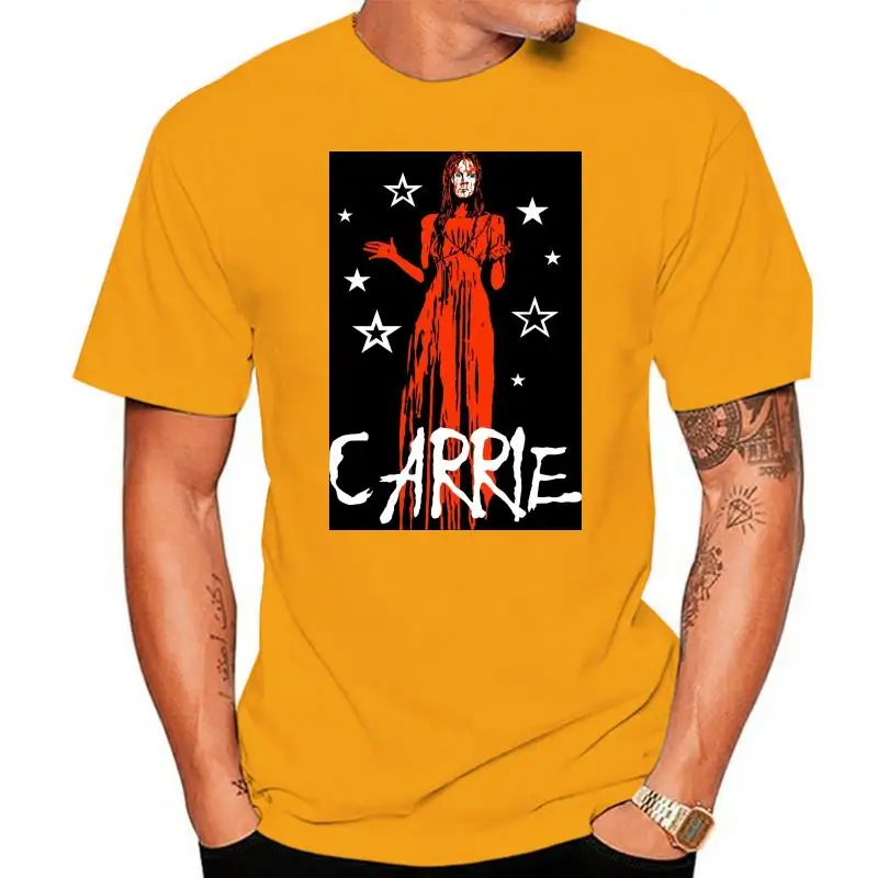 Carrie Classic Retro Horror Movie T Shirt Summer O Neck Tops Tee Shirt