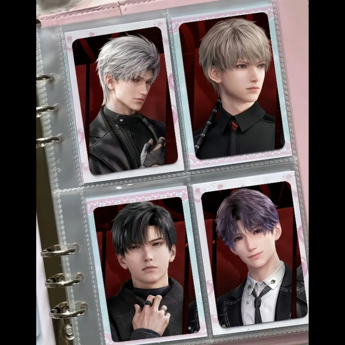 Cartes Druo Love and Deepspace Game, Sylus Zayne 45%, Rafayel Game Characters, HD Photocard, GérCollection Cards, 4 Pcs Set