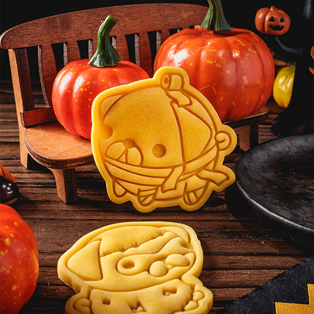 الكرتون هالوين اليقطين جرو كوكي العفن DIY Stampcookie القواطع الخبز الملحقات