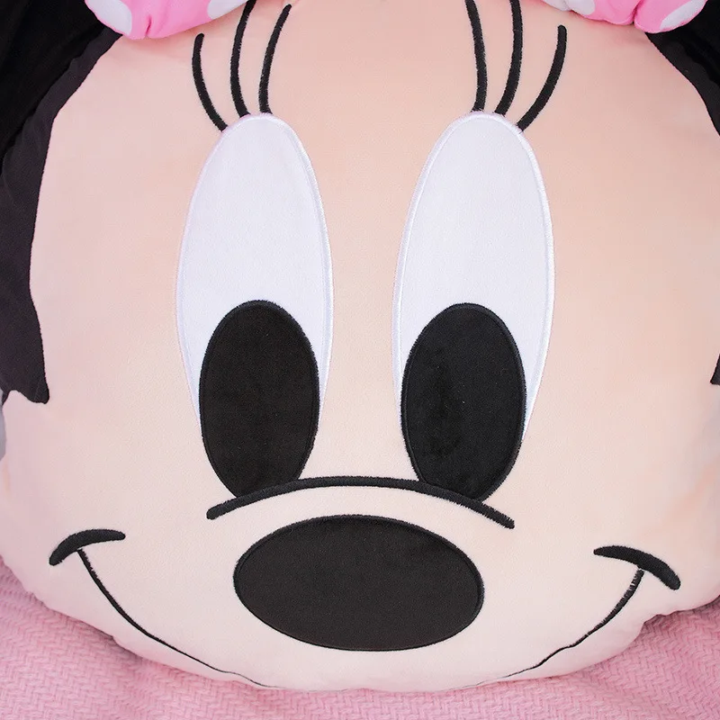 Jouet en peluche Disney tureMouse et Minnie Mouse, grande taille, Kawaii, doux, oreiller animal au beurre, décoration de chambre, cadeau d'anniversaire pour enfant