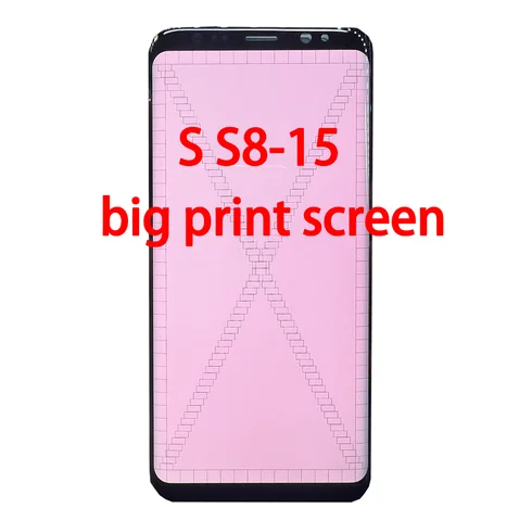 Defect Point Line AMOLED Touch Screen Digitizer For Samsung Galaxy S8 G950 G950F LCD Display Replacement No Frame