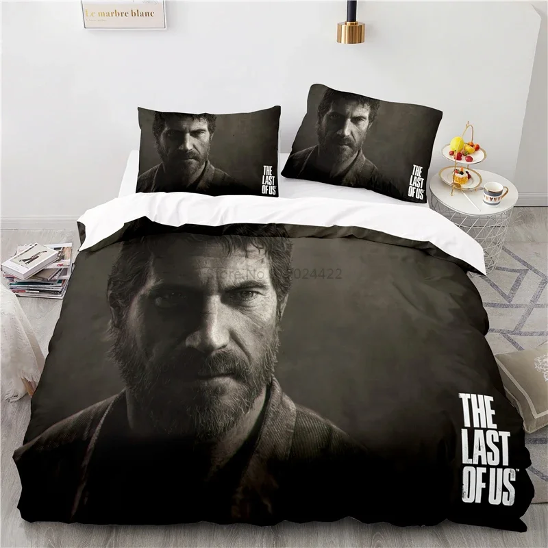 Popular The Last of Us Games Duvet Cover Set 3d Joel Ellie Tess Bedding Set Twin Full Queen King Bed Linen Bedclothes Home Decor