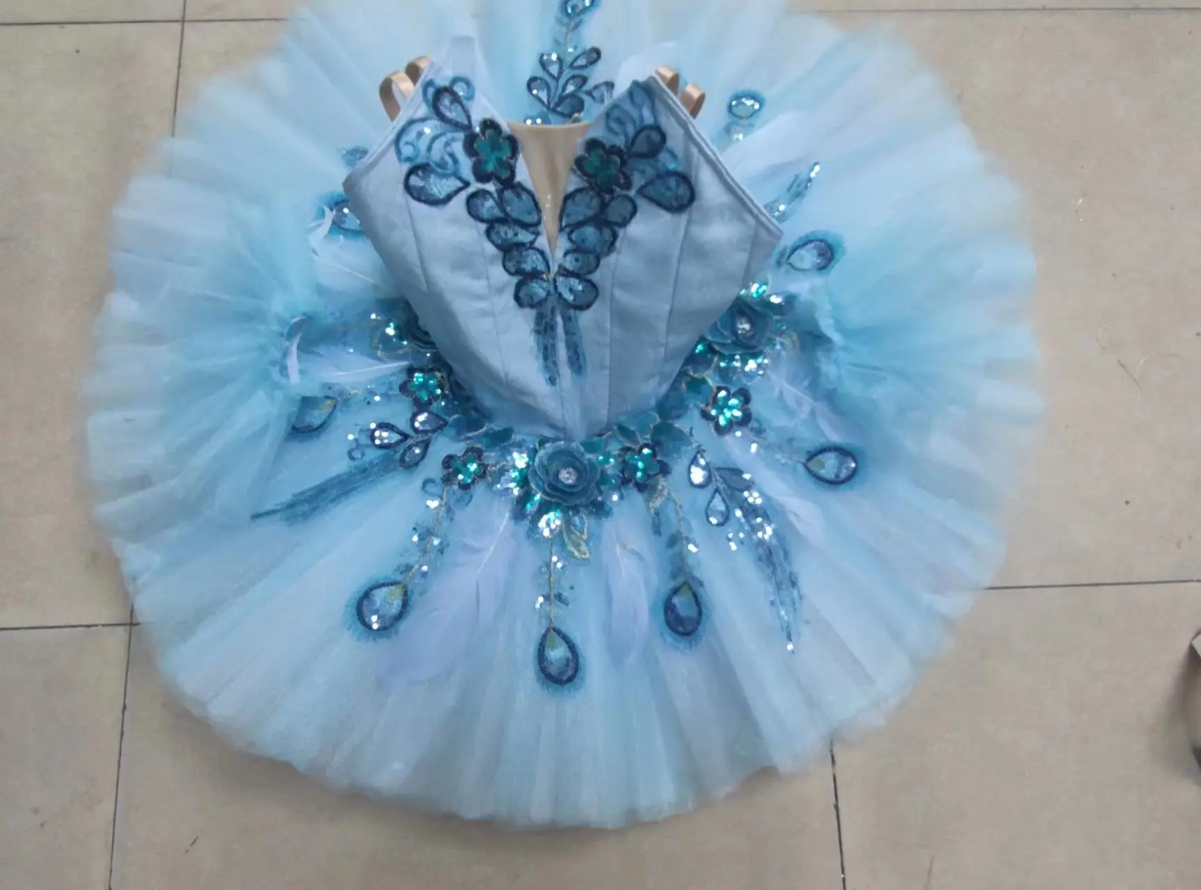 Ballet skirt dance dance costumes for women dress tulle skirt adult Ballet costumes Bluebird ballet skirt