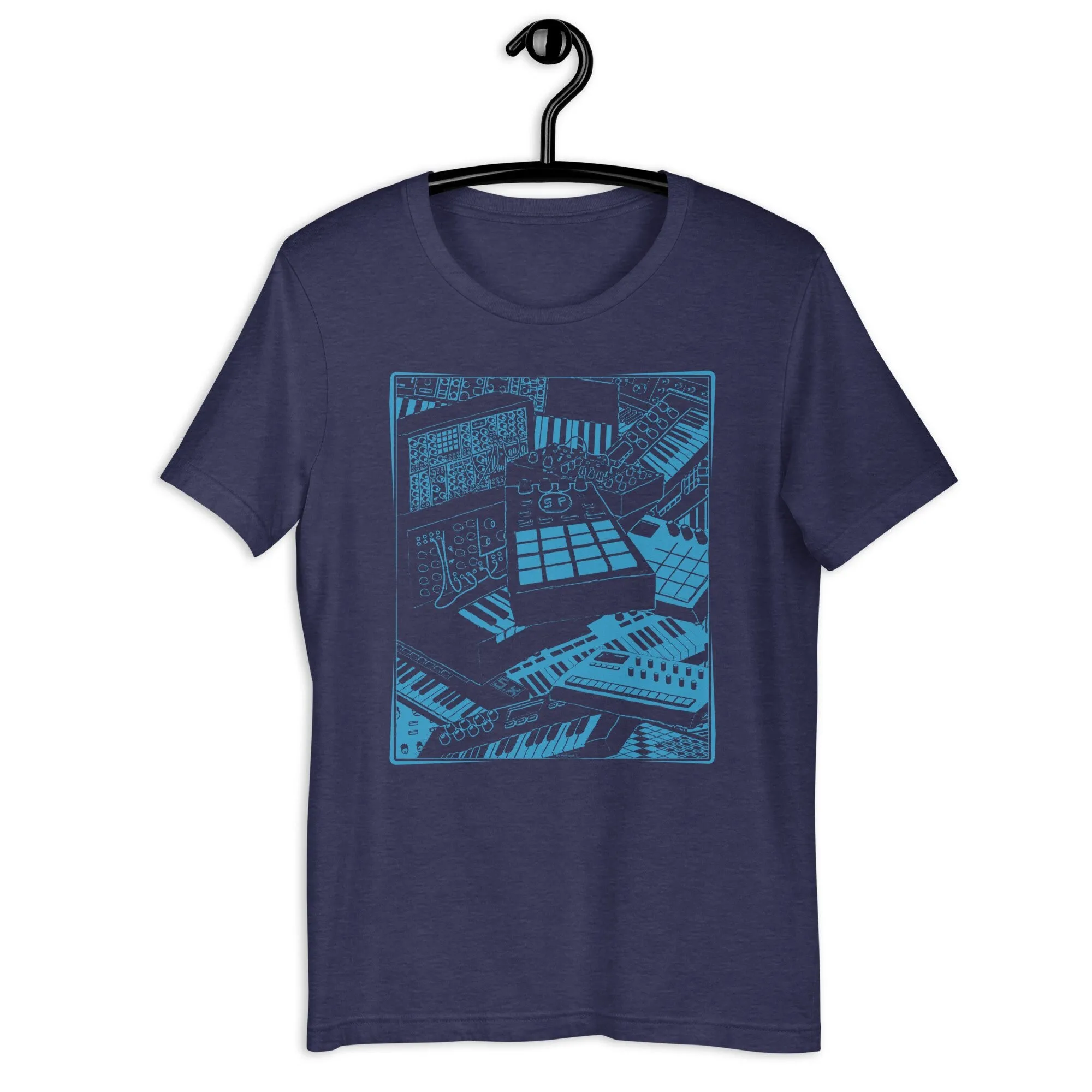 Synthesizer Art T Shirt For Electronic Musician