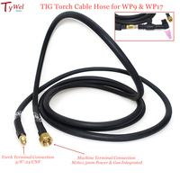 TIG Torch Cable Hose 3.7m 12.1ft M16 3/8\