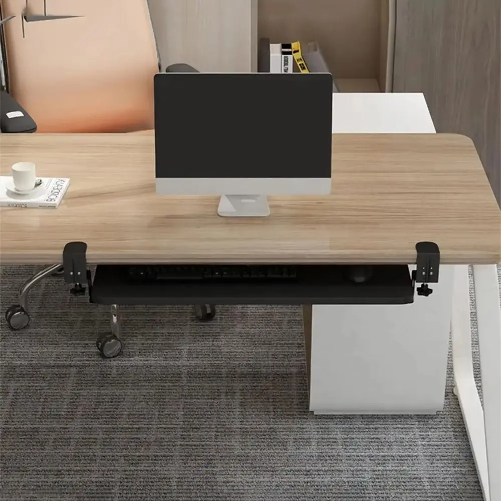 C Clamp Mount Under Desk Keyboard Tray
