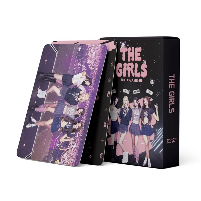 55Pink ink photo cardTHE GIRLSAlbum Return to Star StatusKPOPPeripheralLOMOCard