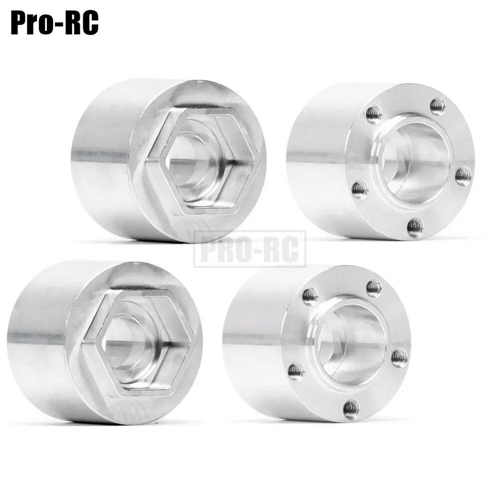 Lot De 4 Adaptateurs Hexagonaux En Laiton 12 Mm – Épaisseur 8 Mm – Pour Axial SCX10, RR10, RGT 86100, MST GEN 8 – RC Crawler 1/10