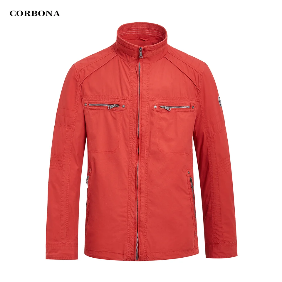 CORBONA 2024 New Arrival Men Spring Jacket White Male Fashion Sailing Sea Working Clothing Parka Autumn Summer High Quality