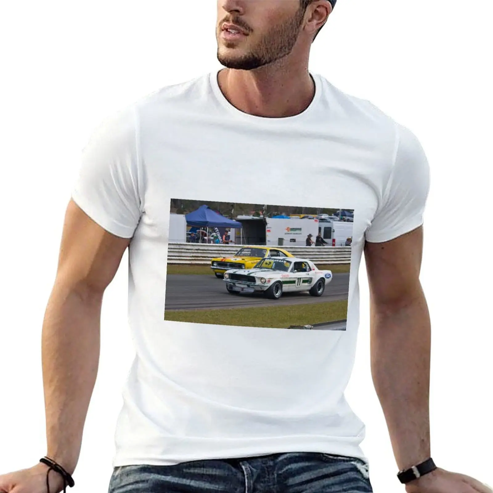 Футболка Geoghegan Stang and Beechey Monaro, повседневная футболка в уличном стиле