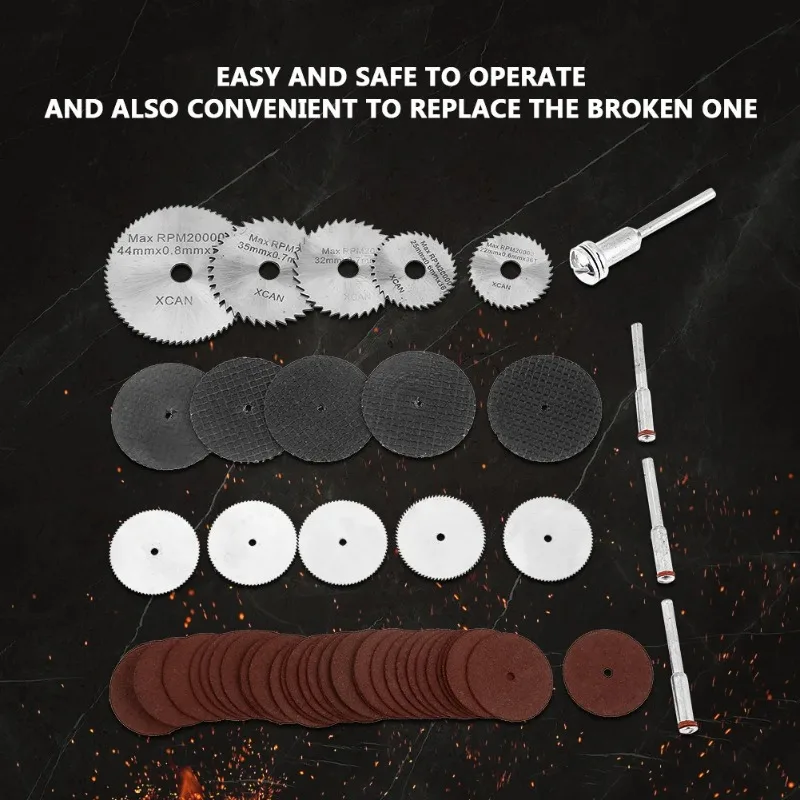 

HSS Cutting Dsic Rotary Tools Grinding Accessories Abrasive Tool Kit Cutting Disc Grinding Tools Resin Cutting Disc /set