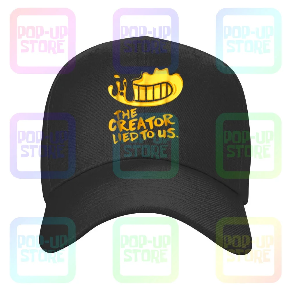 The Creator Lied To Us Bendys Ink Machine Merch Caps Baseball Cap