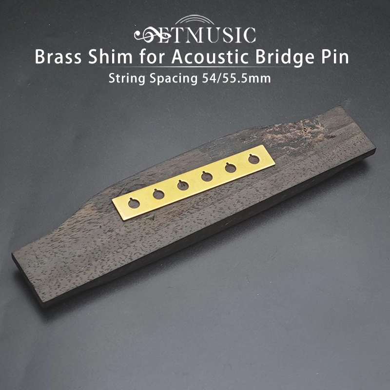 

10 шт. латунная прокладка для ремонта отверстий акустического моста с прокладкой отверстия 4,5 мм, расстояние между струнами 54/5,5 мм, инструмент для мастера