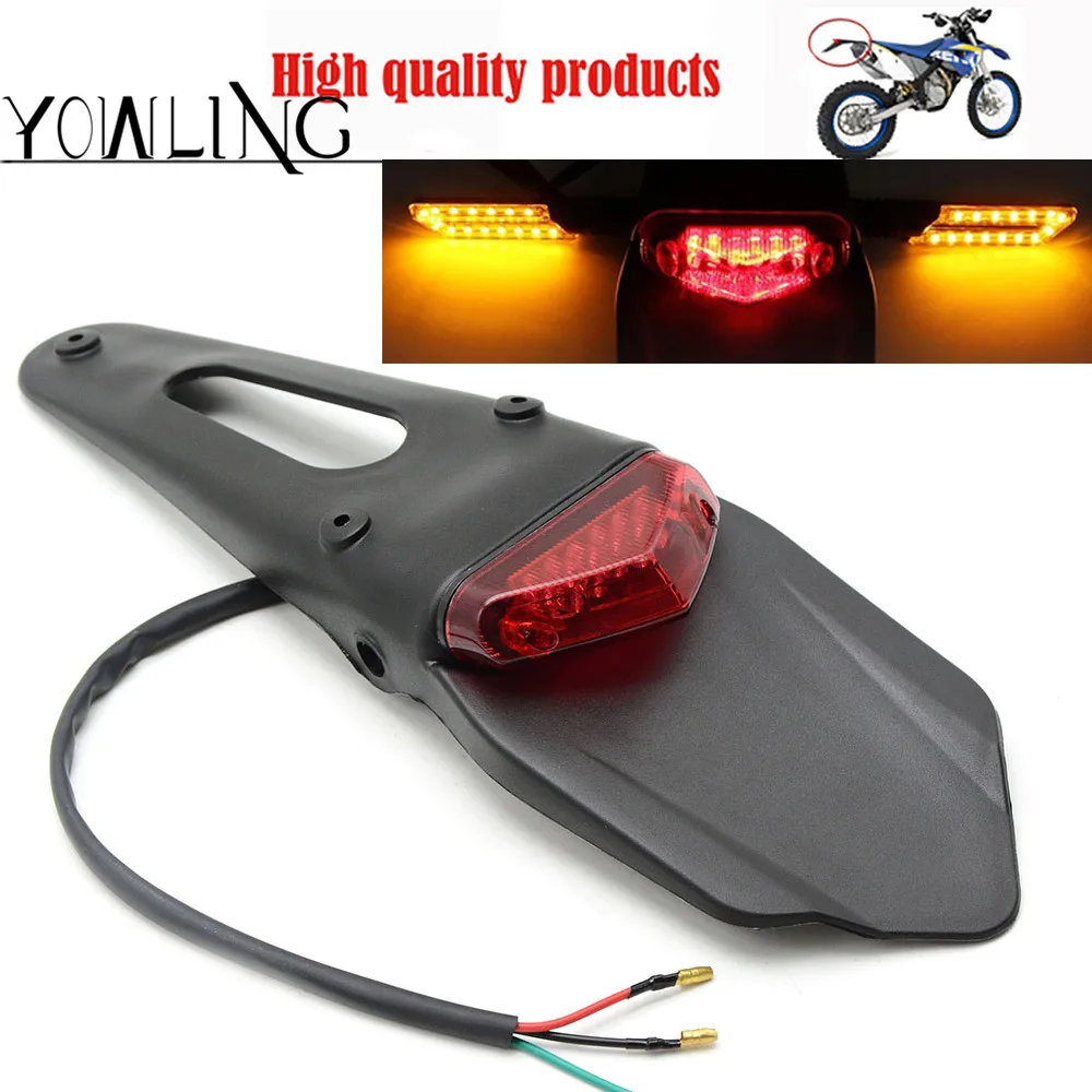 FOR HUSQVARNA FE250 FE501 125 250 350 450 SX SXF EXC EXCF XC XCF XCW LED Brake Tail Light Lamp Bracket Motorcycle Motocross