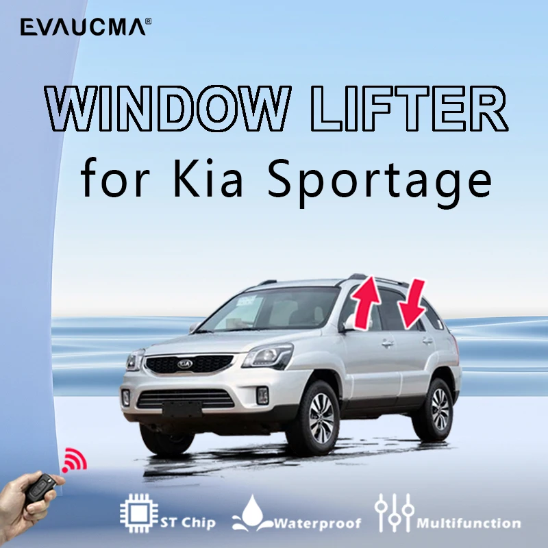Car Power Window Closer Lifter System For Kia Sportage JE 2005-2010 Four Window Close Lift Car Alarm Accessories