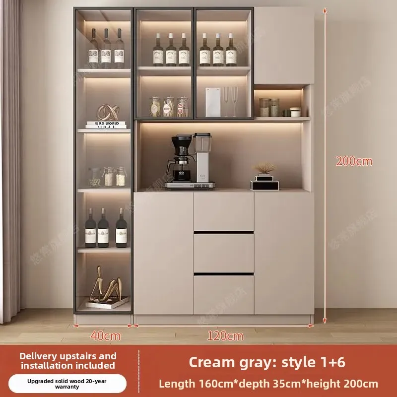 

Corner Glass Bar Lumineux Mobilier Furniture Display Cabinet Showcases Outdoor Bar Kitchen Storage Organization Wine Cabinet