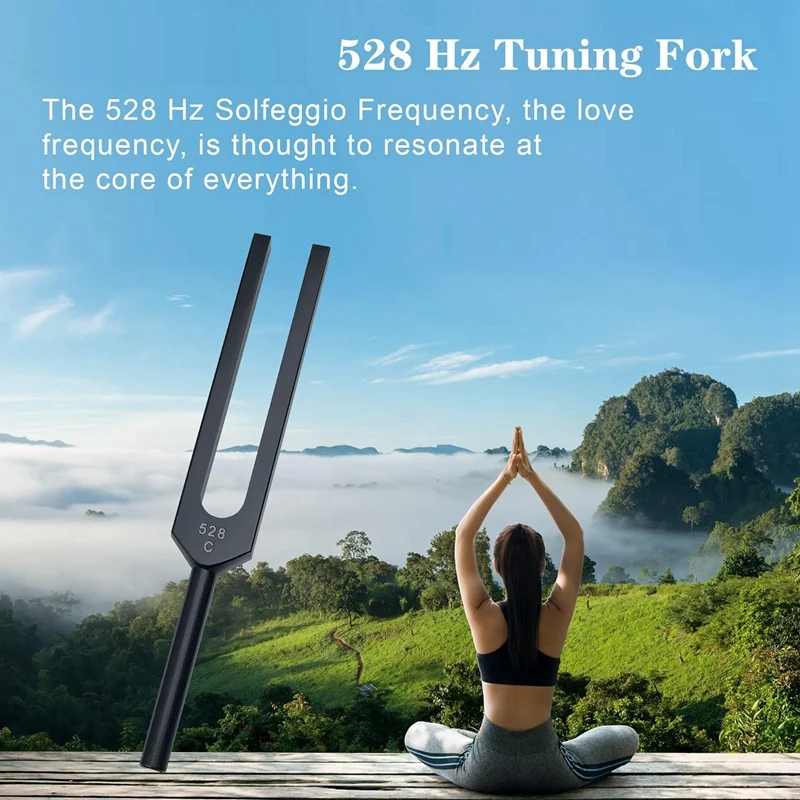 Tuning Fork, 528 Hz Tuning Forks For Healing Chakra,Sound Therapy,Keep Body,Mind And Spirit In Perfect Harmony