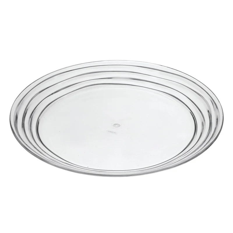 

Crystal Clear Acrylic Dinner Plates Set of 4, Reusable BPA-Free Dishwasher Safe, Unbreakable for Any Occasion