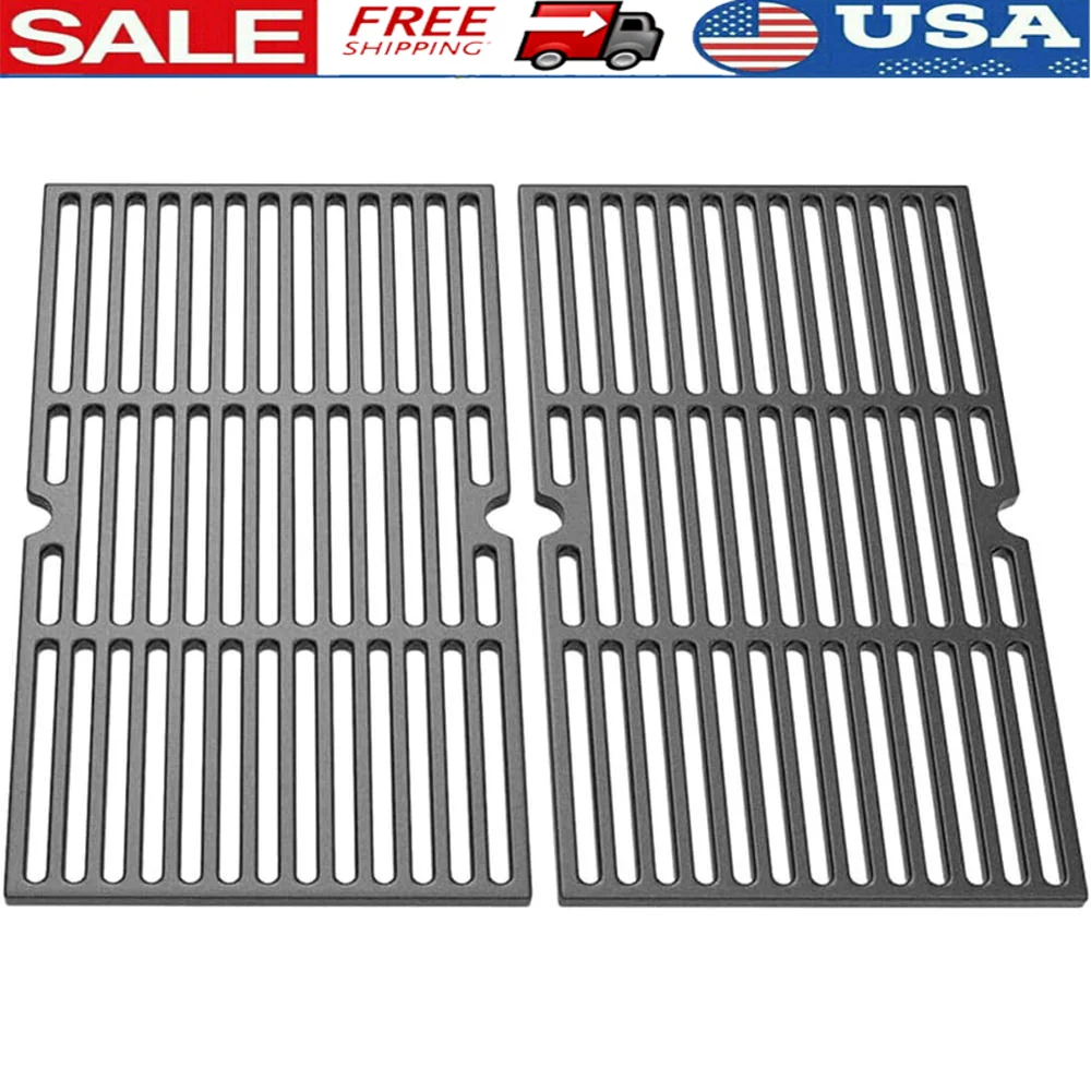 

Чугунные решетки для гриля, сменные решетки для пит-гриля Pit Boss Memphis Ultimate, комбинированный гриль для курильщика, 2 шт., 17x22 дюйма