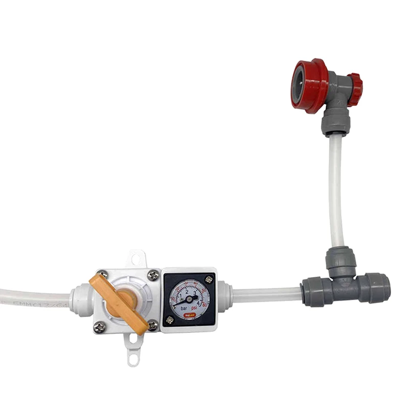 Plastic Tee Quick Connect Pipe Hose Connector Push In Fitting 6.35/8/9.5mm Tee Piece Beer Brewing Homebrew Parts