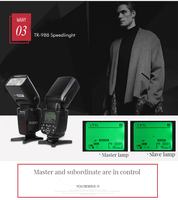 TRIOPO TR-988 TTL HSS High Speed Sync Camera Speedlite Flash for Canon and Nikon 6D 60D 550D 600D D700 D800 Digital SLR Camera