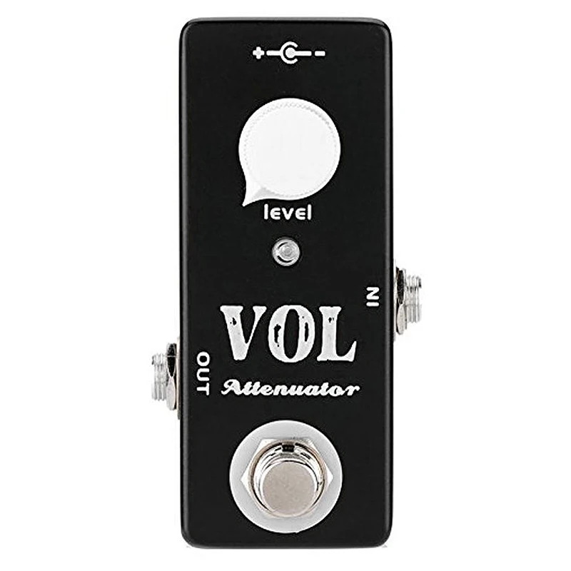 MOSKYAUDIO VOL Attenuator Mini Pedal Electric Guitar Effect Pedal with True Bypass Full Metal Shell Guitar Accessories XQ