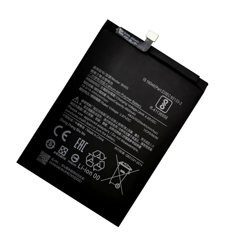 Batería de repuesto 100% 5020mAh para Xiaomi Redmi Note 9S Note9S BN55 genuina, envío rápido 3