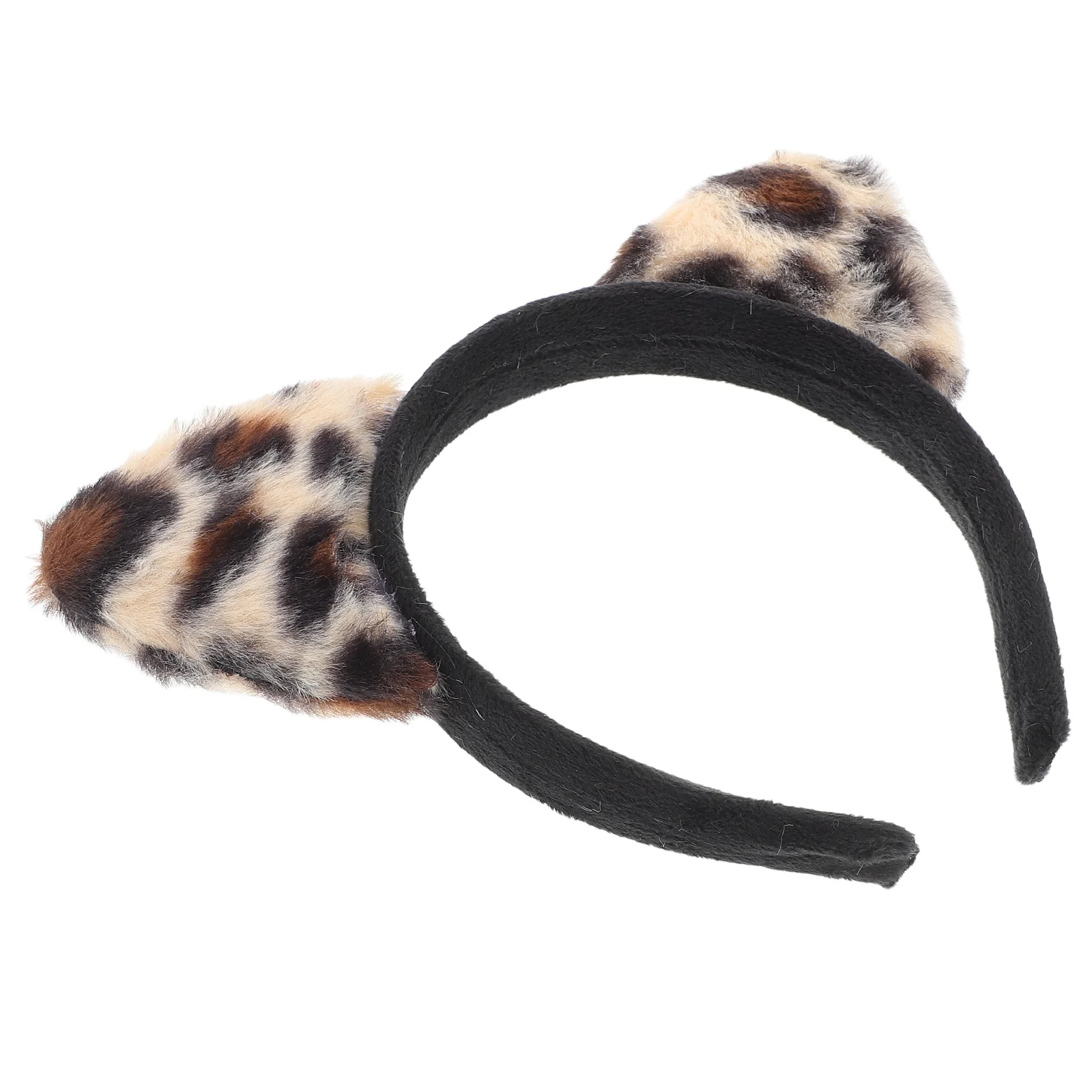 

Leopard Print Ears Headb Animal Hair Accessory for Girls Women Party Decorative Cosplay Costume Prop Hairb