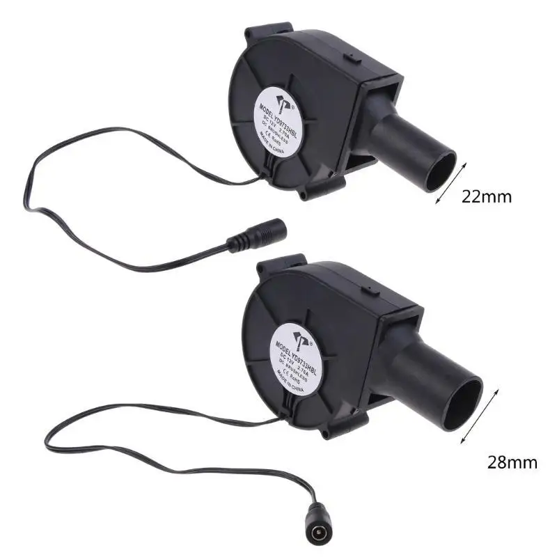 Y1UD حجم هواء كبير مروحة تبريد عالية السرعة 9733 توربو مروحة الطرد المركزي منفاخ جزء 12 فولت 2.7A 4600 دورة في الدقيقة قدرة مللي
