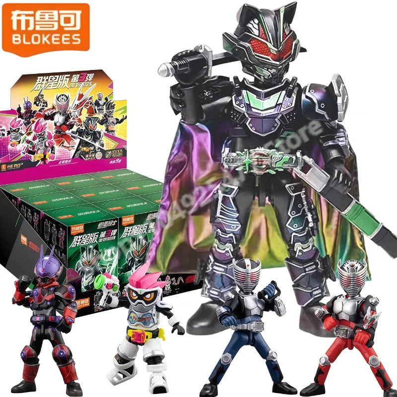 Конструктор BLOKEES Kamen Rider: Многозвездное издание 3-го поколения Wild Games Ryuki BUJIN, сборная подвижная модель, игрушка для сборки