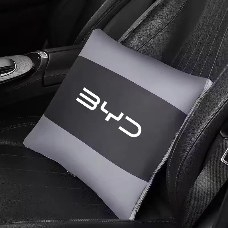 3-in-1 Convertible Car Blanket Instantly Your Pillow & Lumbar Support For BYD  Atto 3 Dolphin E6 Tang Seal M6 E5 Song G5