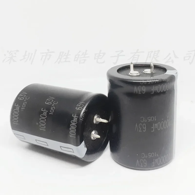 (1 PCS) 63V10000uF Electrolytic Capacitor ปริมาณ: 30x50 มม. คุณภาพสูง Hard ฟุต