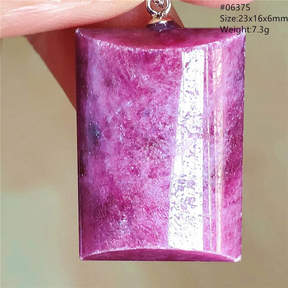 

Natural Red Ruby Star Light Pendant Jewelry Women Men Rectangle Beads Red Ruby Zoisite Tumbled Necklace Stone Fashion AAAAAA