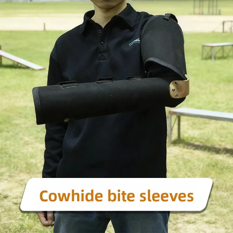 

Cowhide bite sleeve special thickened wear-resistant protective gear for dog training anti-bite equipment dog training bite suit