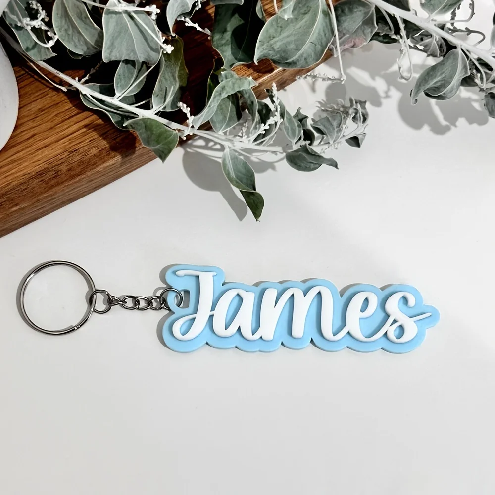 Custom 3D Printed Name Keychain, Personalised Gift
