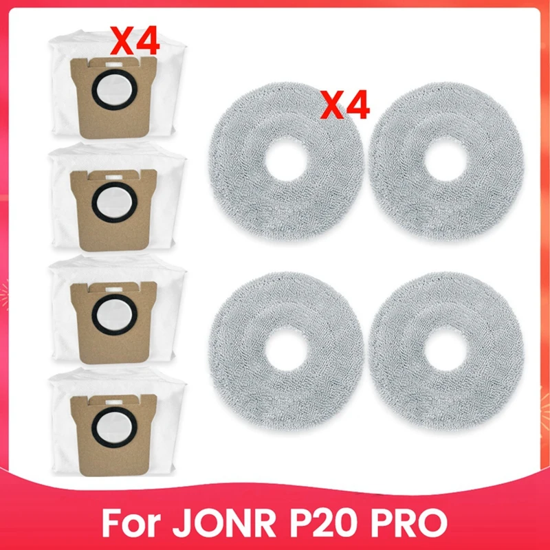 

For JONR P20 PRO Vacuum Parts Mop Cloth Dust Bag Accessories