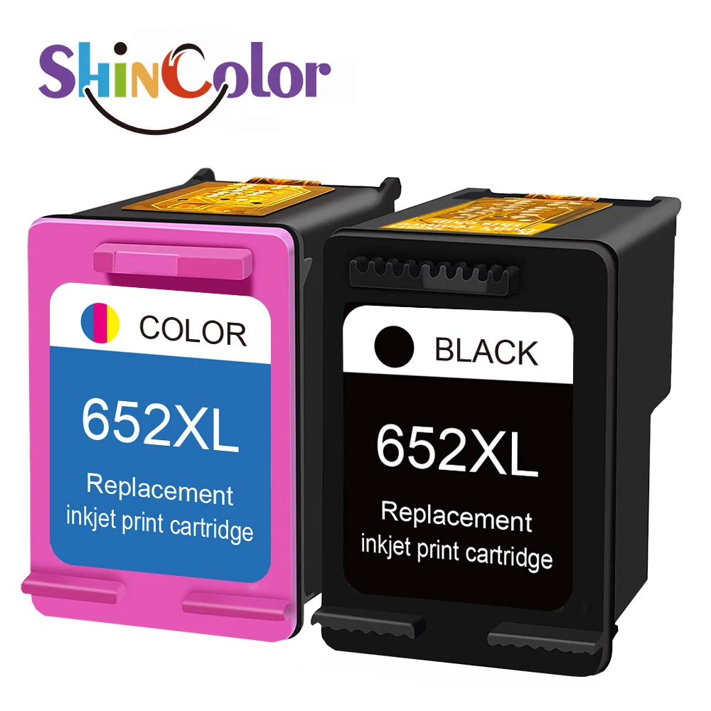 cartucho de tinta remanufaturado cor shinkage hp deskjet ink cor premium xl 652 xl deskjet ink xl 2135 1118 652 01