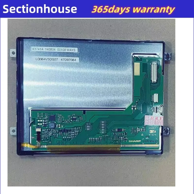 شاشة LCD جديدة متوافقة مع LQ064V3DG01 LQ064V3DG05 LQ064X3LW02/01 LQ064V3DG07/06 جودة عالية