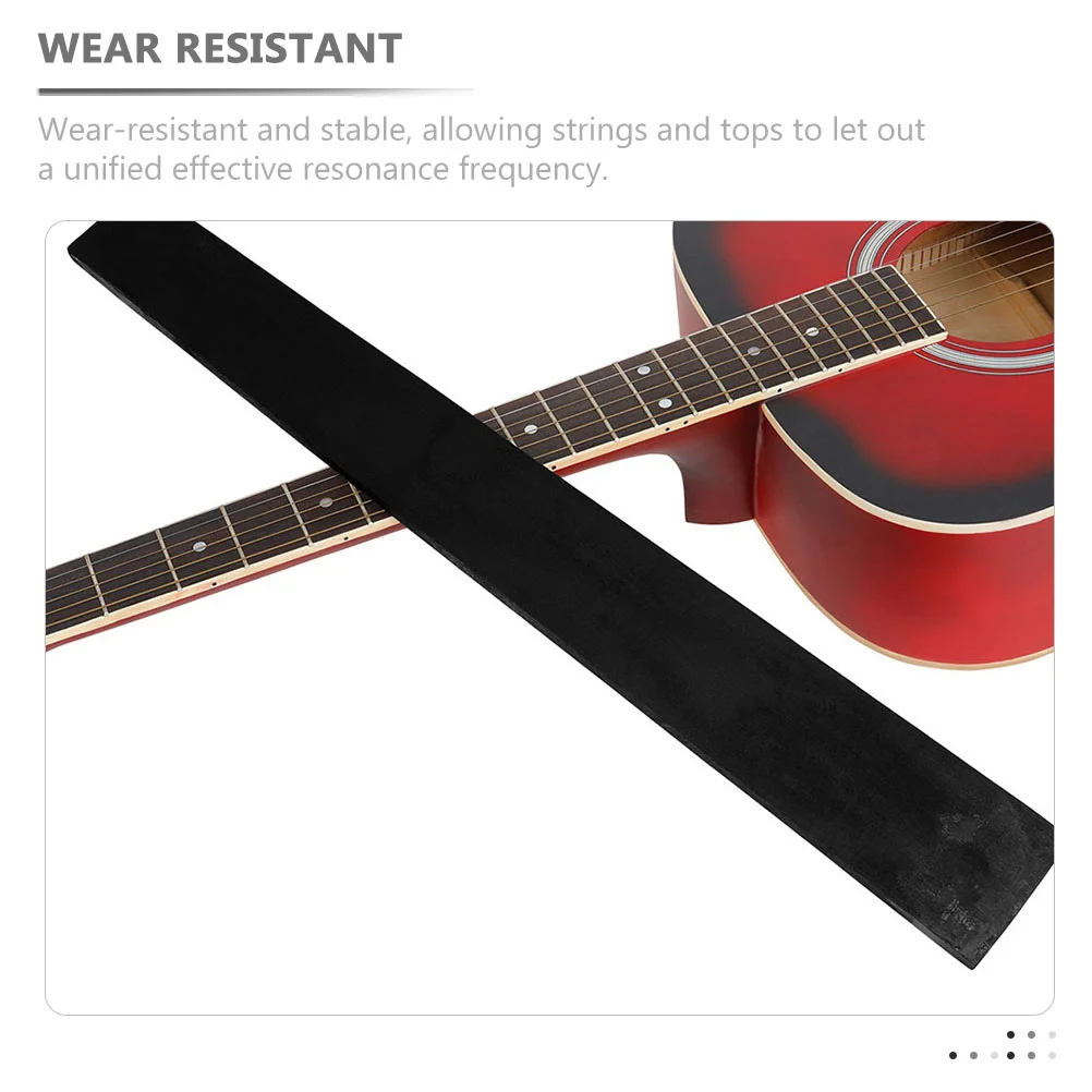 Guitar Ebony Fingerboard Accessory Fret Portable Replacements Fretboard Plate Traditional Tool Accessories