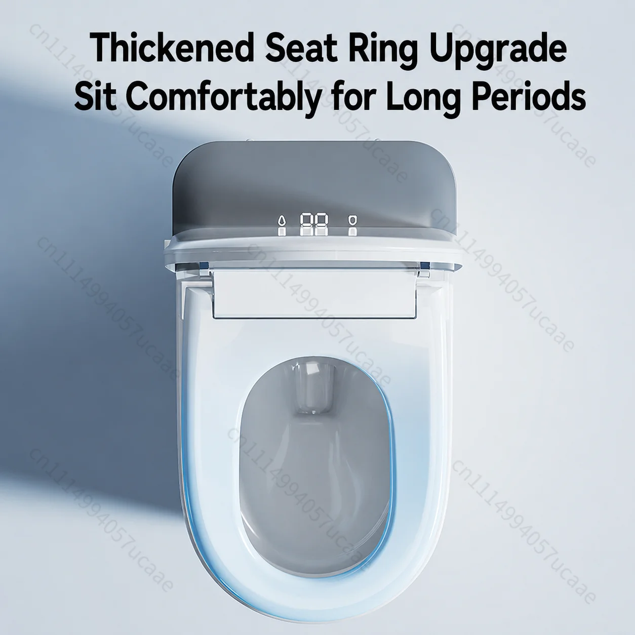 Toilettes bidet sans réservoir - Elongated Bidet Toilet Seat Warm Dryer avis et prix