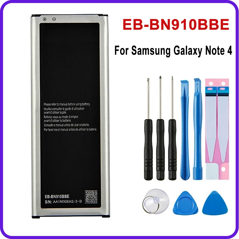 

High Capacity Rechargeable EB-BN910BBE New Battery For Samsung Galaxy Note 4 N910 N910F N910A N910V N910P N910T N910H